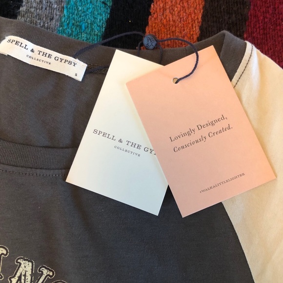 Spell & the Gypsy Collective EagleAngel Baseball T - Picture 3 of 7